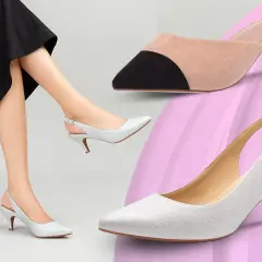 Scarpe con tacco kitten heels: eleganti e versatili, perfette per ogni occasione.