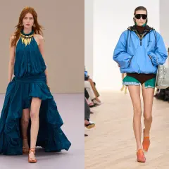 Moda da passerella: come abbinare scarpe arancioni con abiti eleganti o casual.
