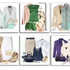 Sei idee di outfit eleganti per un battesimo: tailleur, abiti e gonne con accessori coordinati.