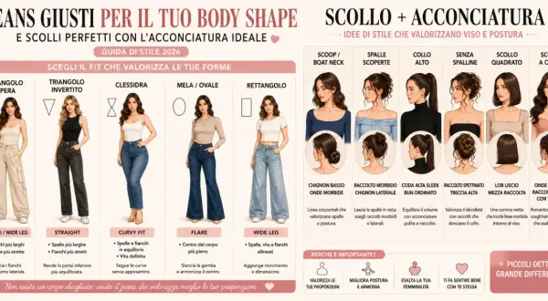 Guida jeans: skinny vs slim. Valorizza le tue forme con il fit giusto per ogni body shape, dalla pera al rettangolo.