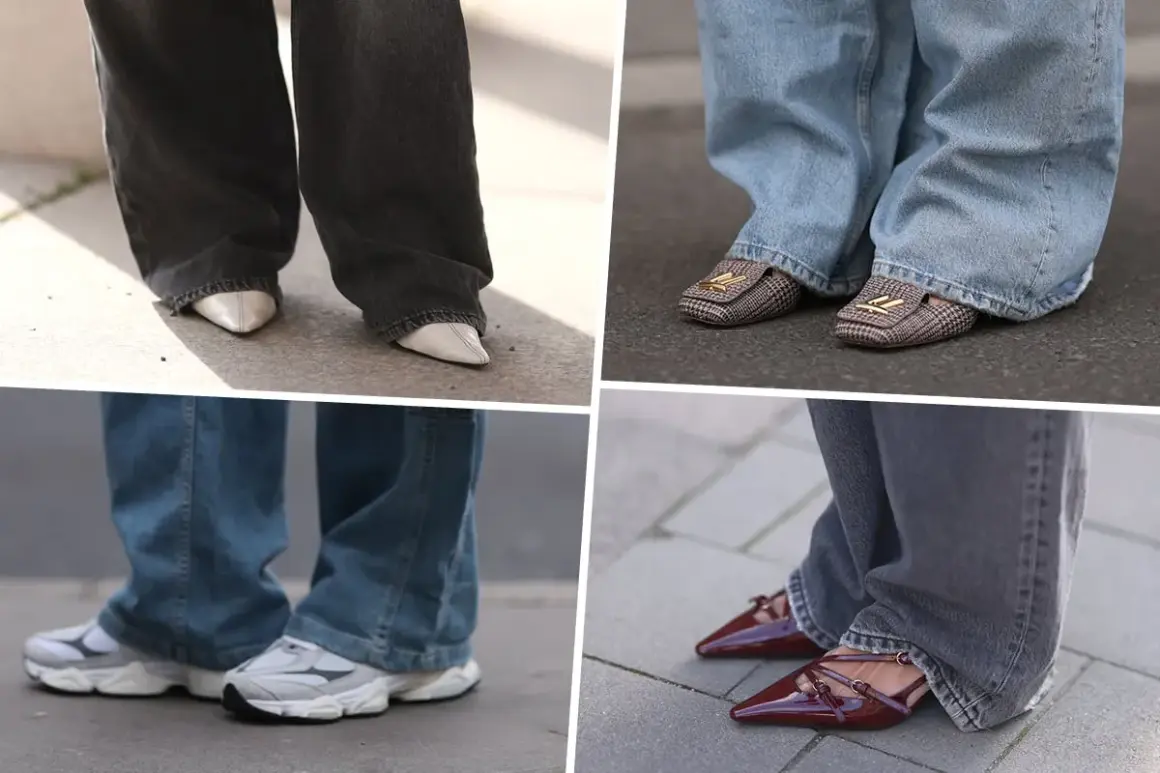 Ecco alcune idee su che scarpe mettere con jeans larghi: mocassini, sneakers, ballerine e décolleté.