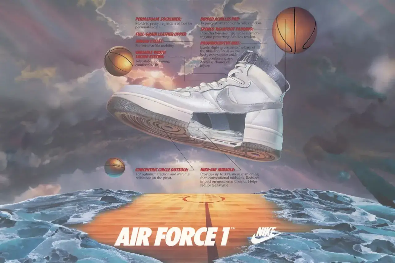 Nike Air Force 1 originali 1982 high top