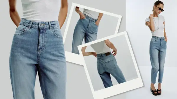 Jeans a vita alta, il vero significato di "mom fit". Comodi e alla moda, perfetti per ogni occasione.