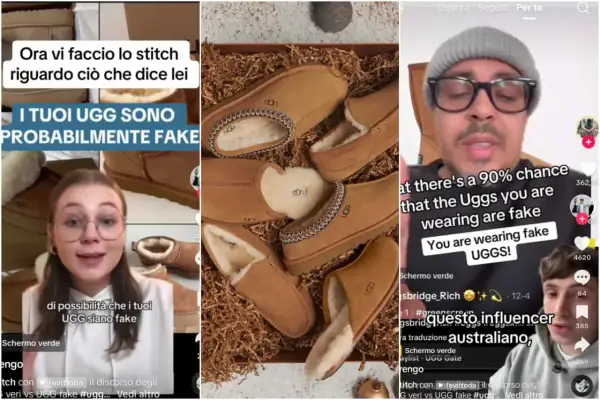 Confronto tra UGG originali e falsi: un influencer australiano spiega la differenza, mostrando modelli e avvertendo che i tuoi UGG potrebbero essere fake.