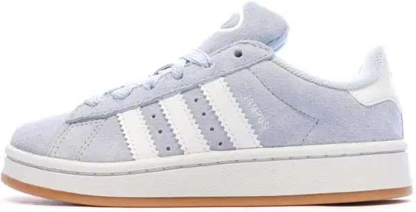 Scarpa Adidas Campus azzurra in camoscio, perfetta per scoprire le taglie Adidas scarpe bambino.
